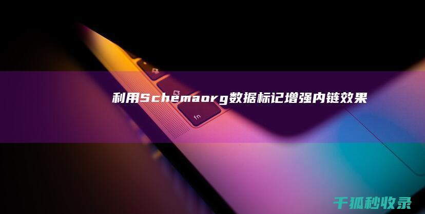 利用 Schema.org 数据标记增强内链效果 (利用scanner进行输入操作时,什么方法接收)