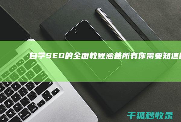 自学 SEO 的全面教程：涵盖所有你需要知道的内容 (seo自学能成功吗)