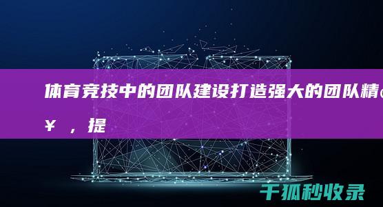 体育竞技中的团队建设：打造强大的团队精神，提升合作默契 (体育竞技中的失误英文怎么说)