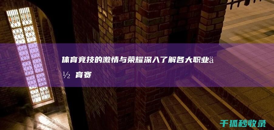 体育竞技的激情与荣耀：深入了解各大职业体育赛事 (体育竞技激素视频)